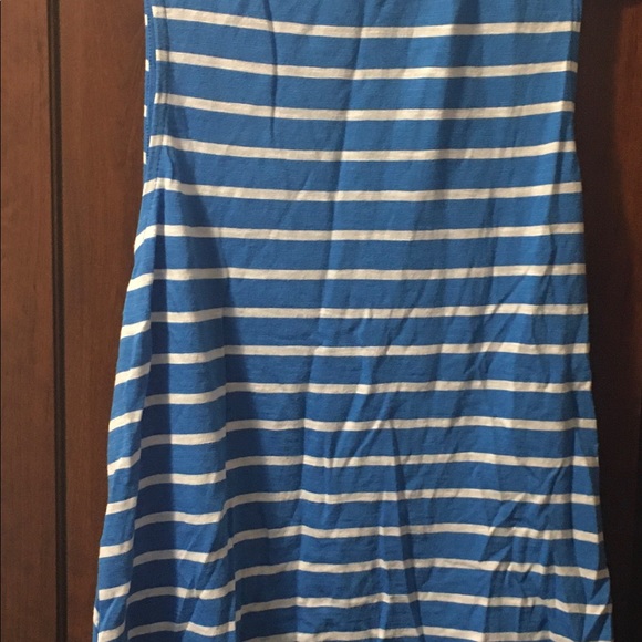 Abound Woman Tank Top Cotton Twist FrontBlue/White - Picture 4 of 5